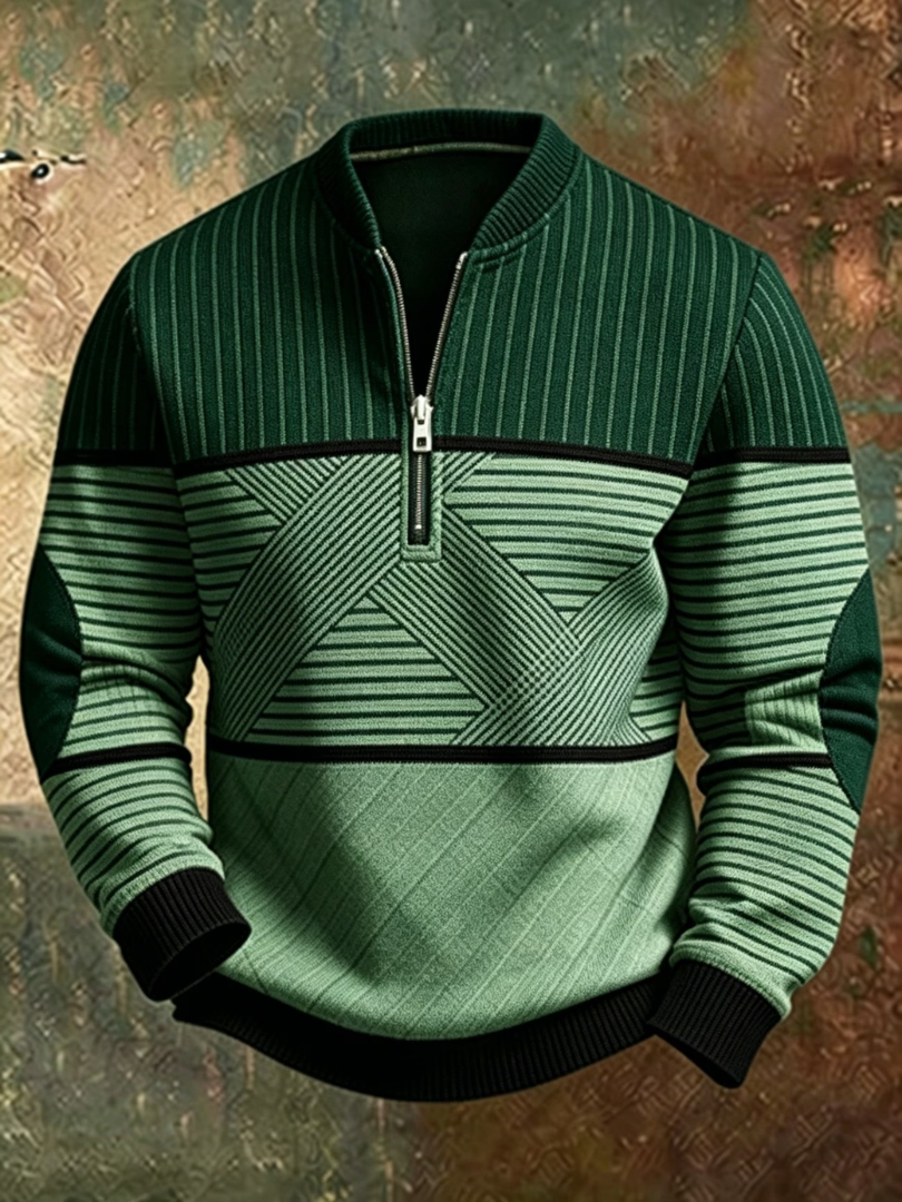 Viktor | Stylish Men's Sweater with Half Zip