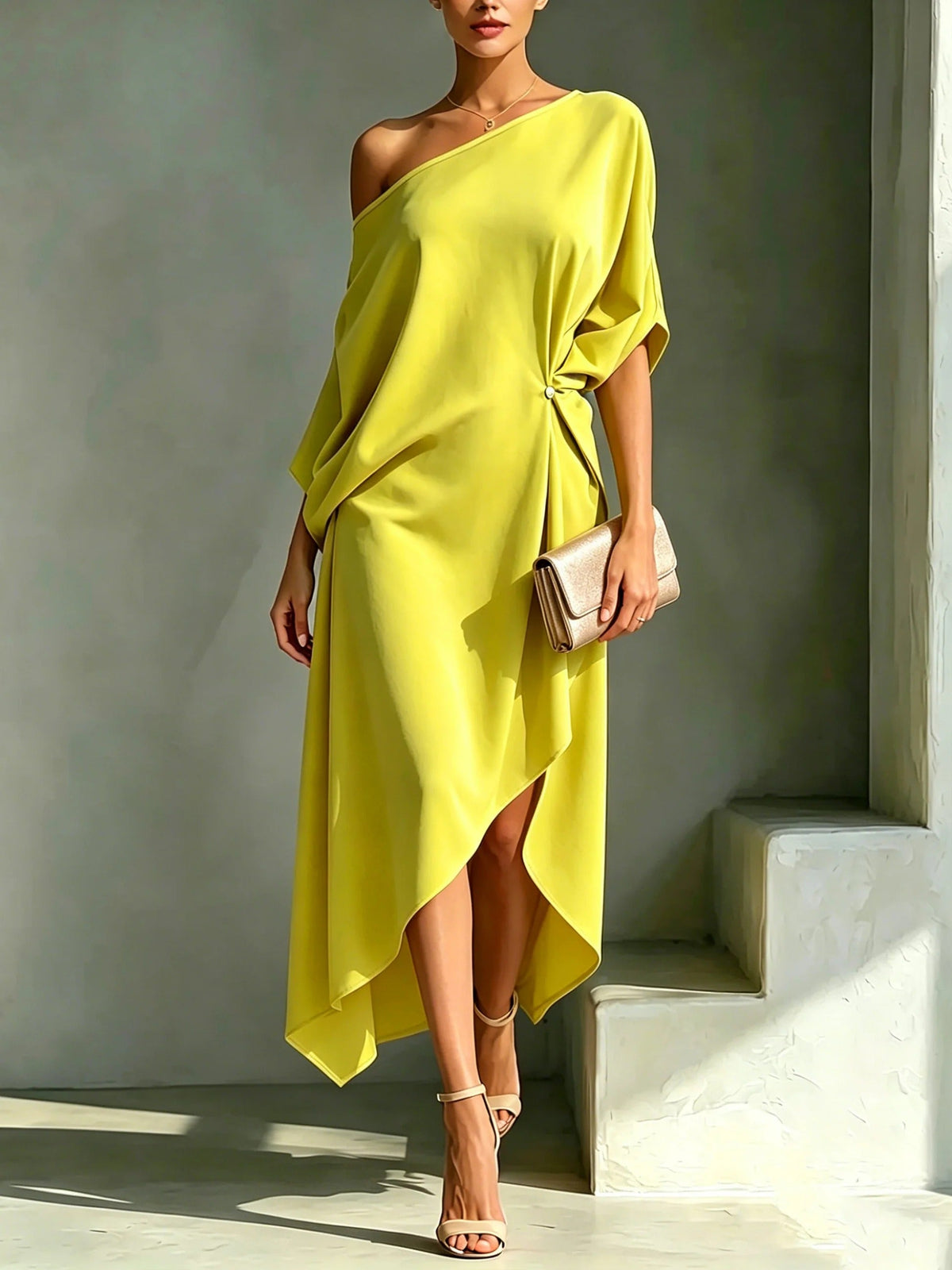 Camila | Elegante Abito Asimmetrico