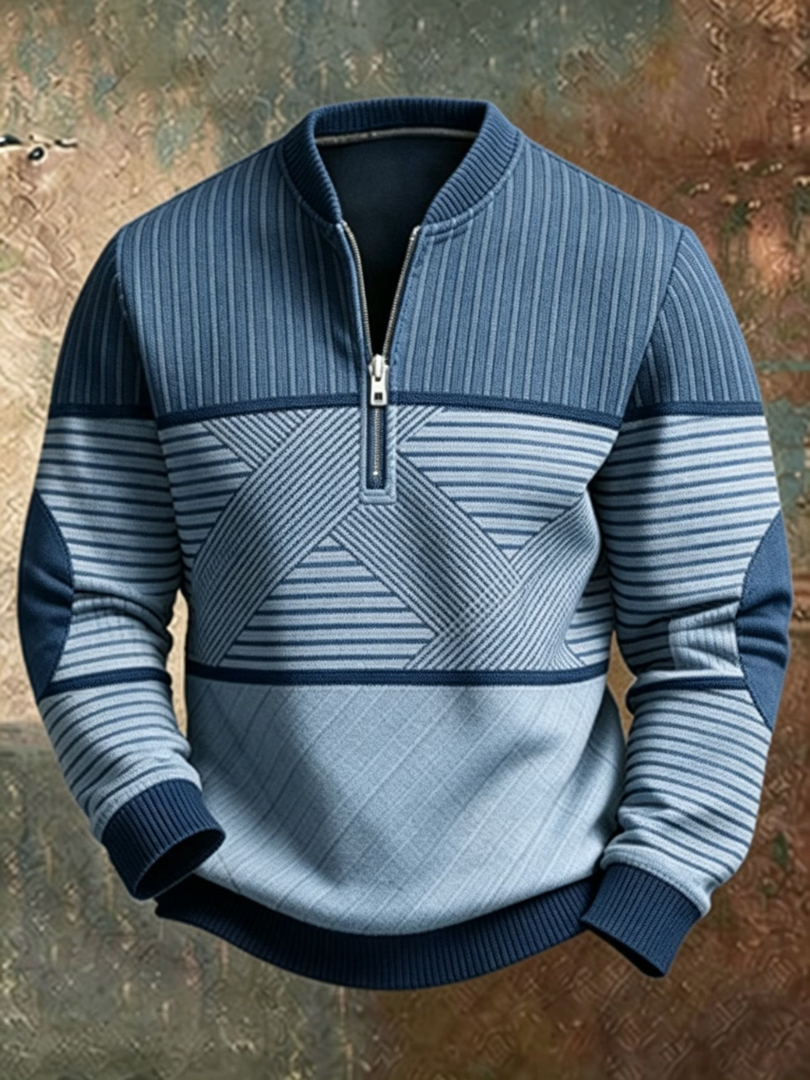 Viktor | Stylish Men's Sweater with Half Zip