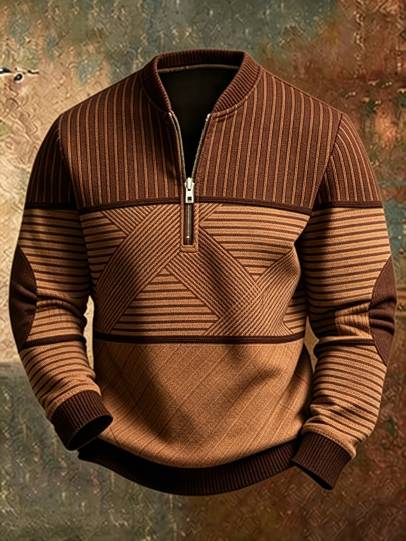 Viktor | Stylish Men's Sweater with Half Zip