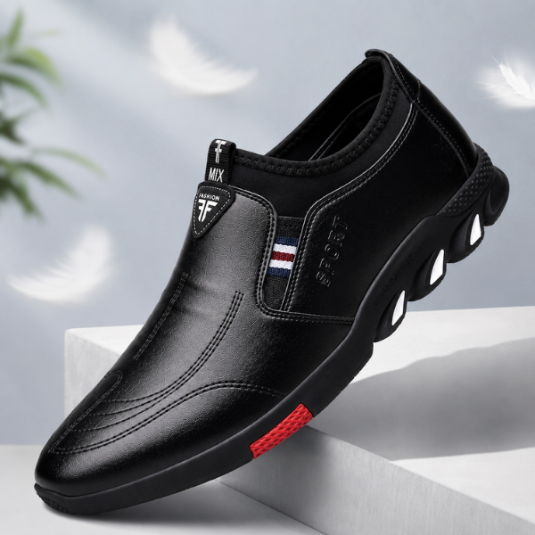 Elegant men's shoe Whiteh non-slip sole
