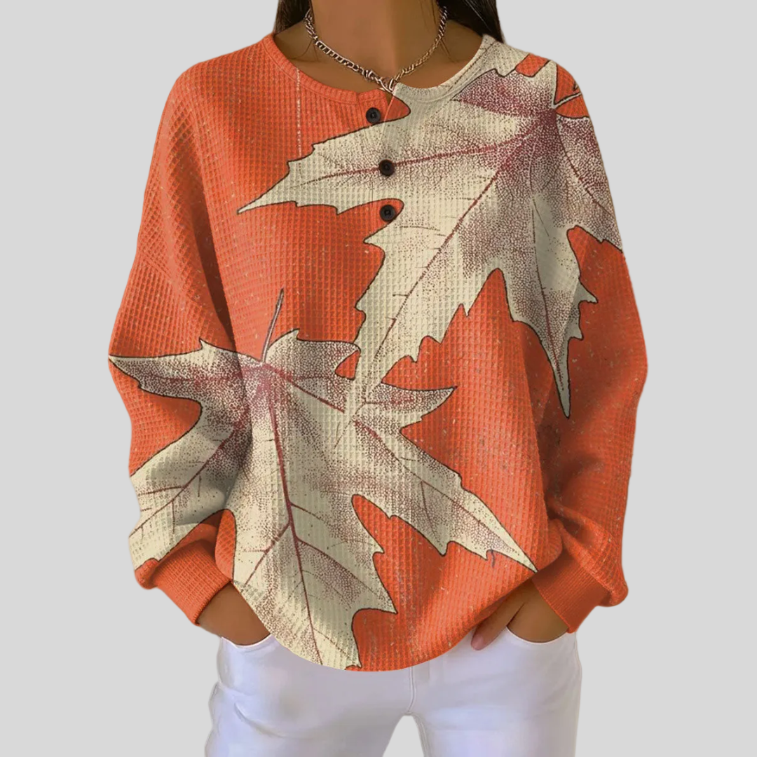 Saffron Waffle Sweatshirt