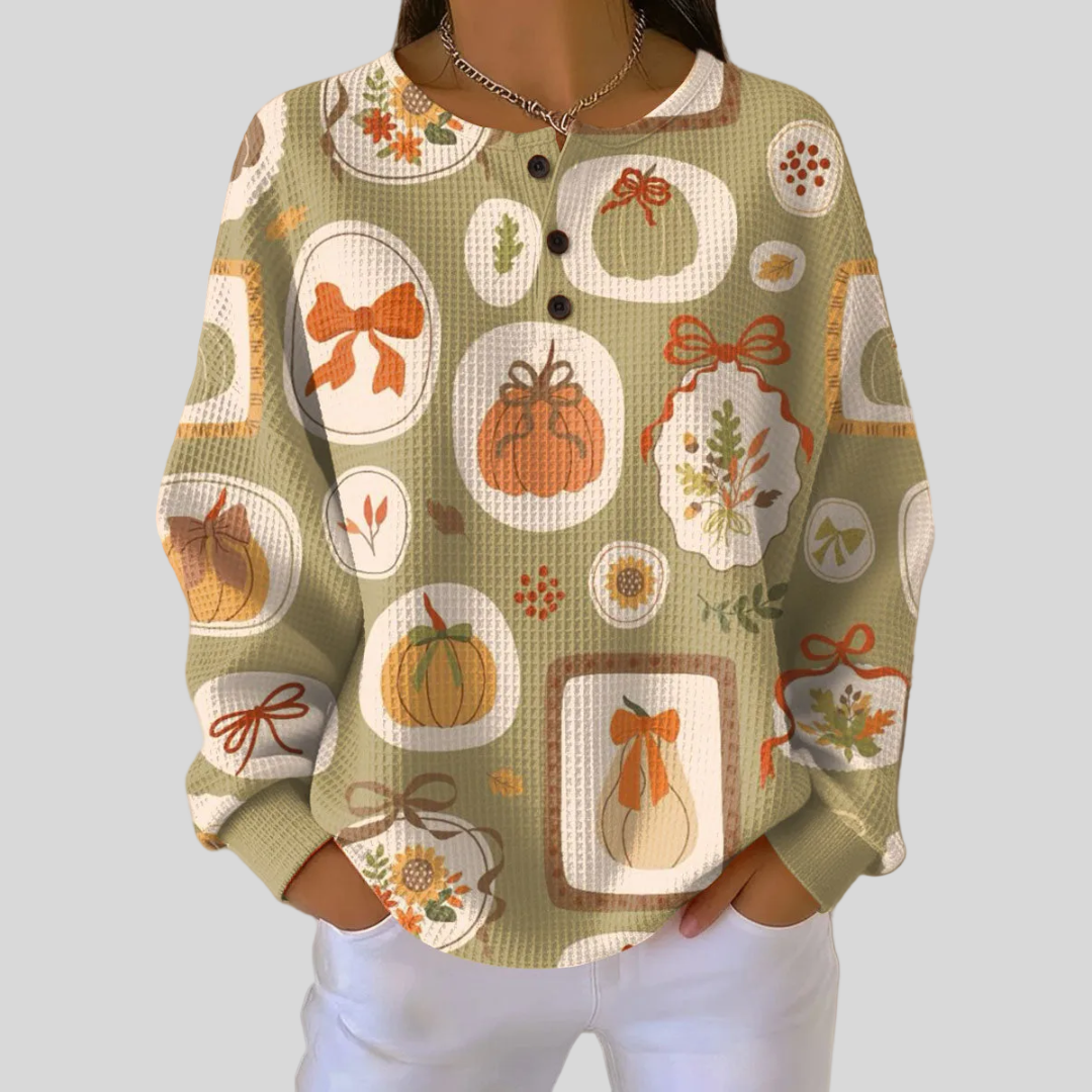 October Printed Sweatshirt