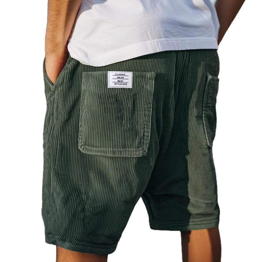Victor | Eleganti Pantaloncini in Velluto
