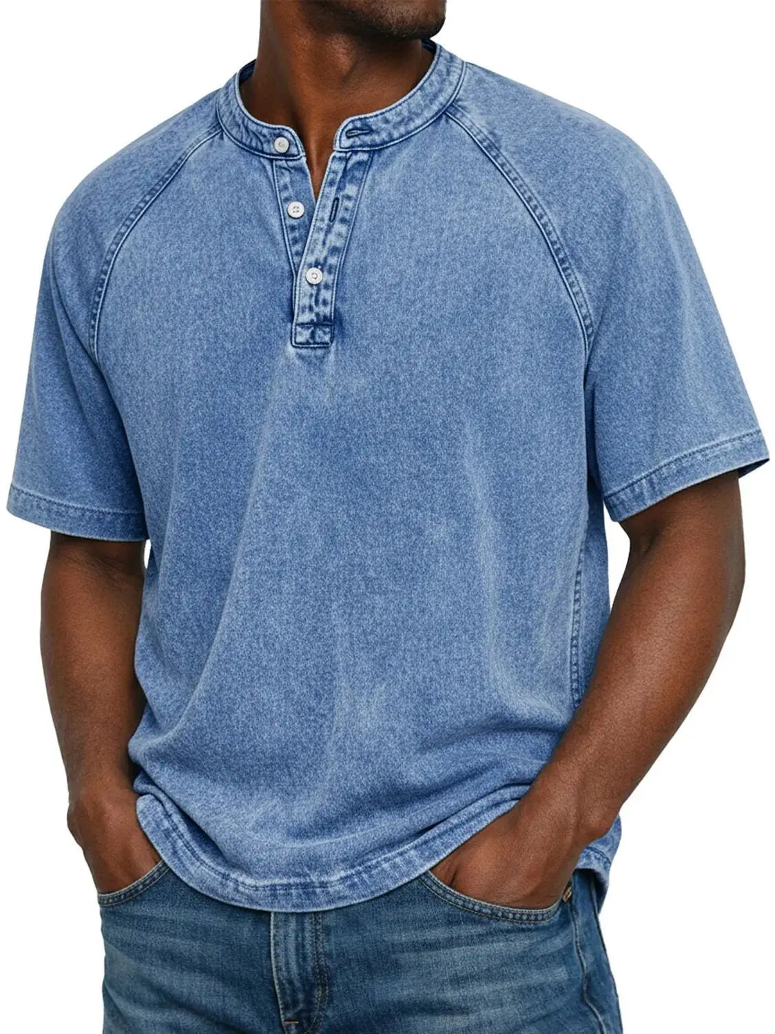 Leblanc™ | Camicia Vintage da Uomo con Bottoni