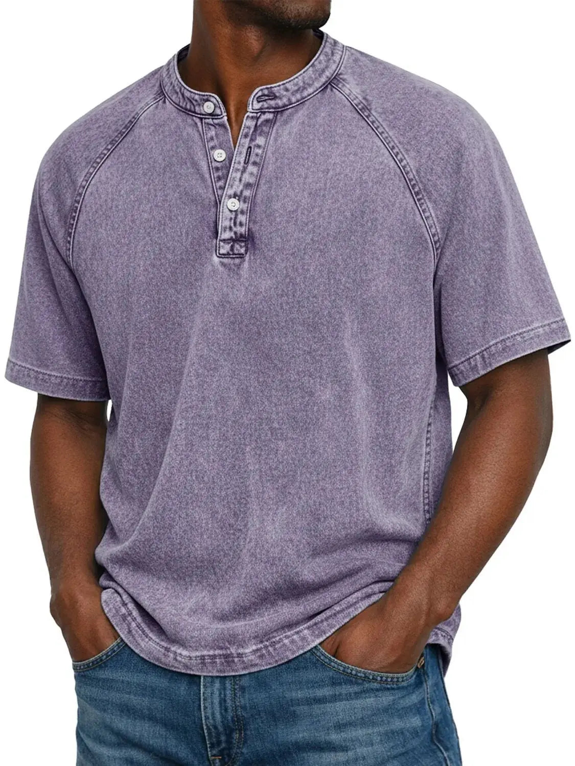 Leblanc™ | Camicia Vintage da Uomo con Bottoni