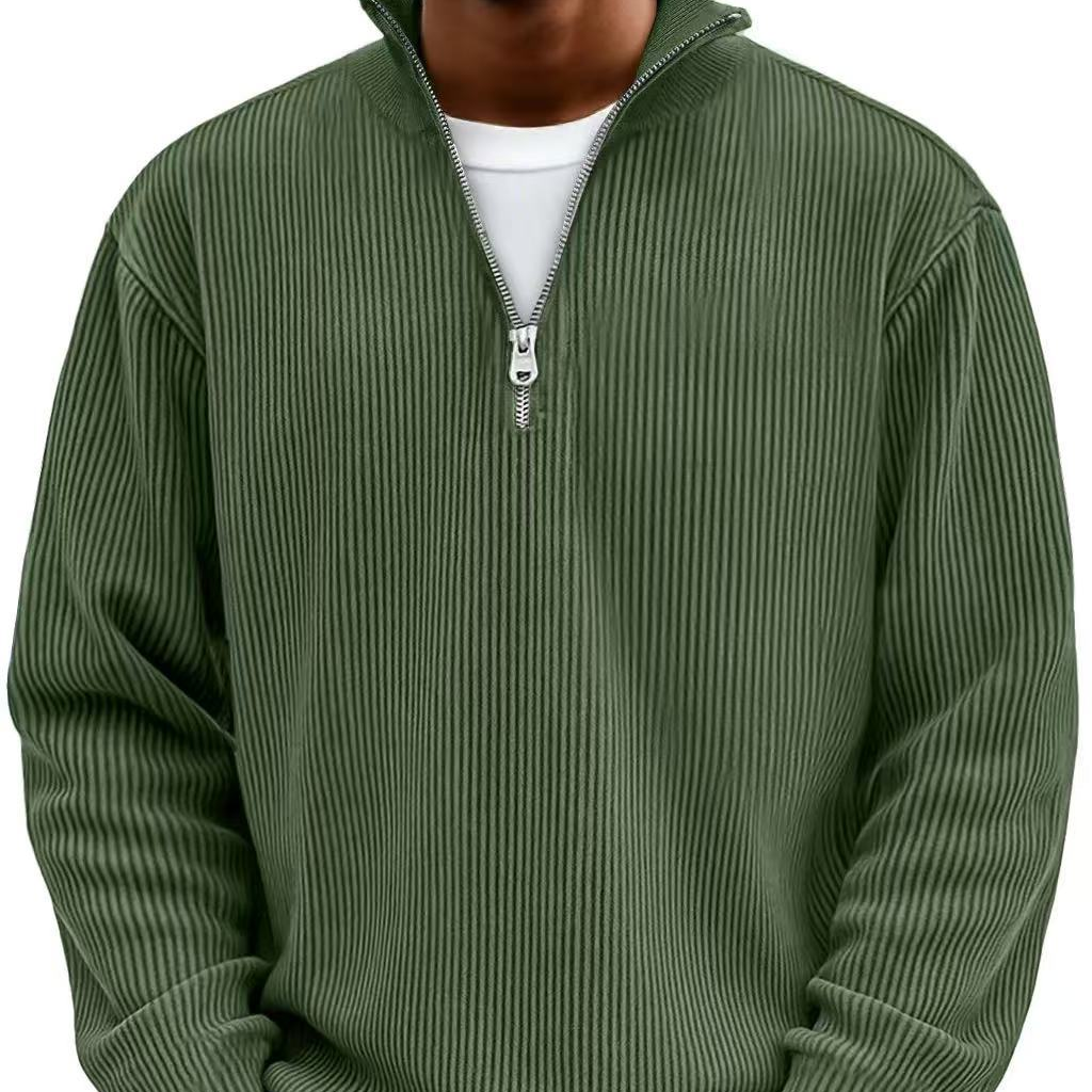 Jan | long-sleeved half-zip sweater