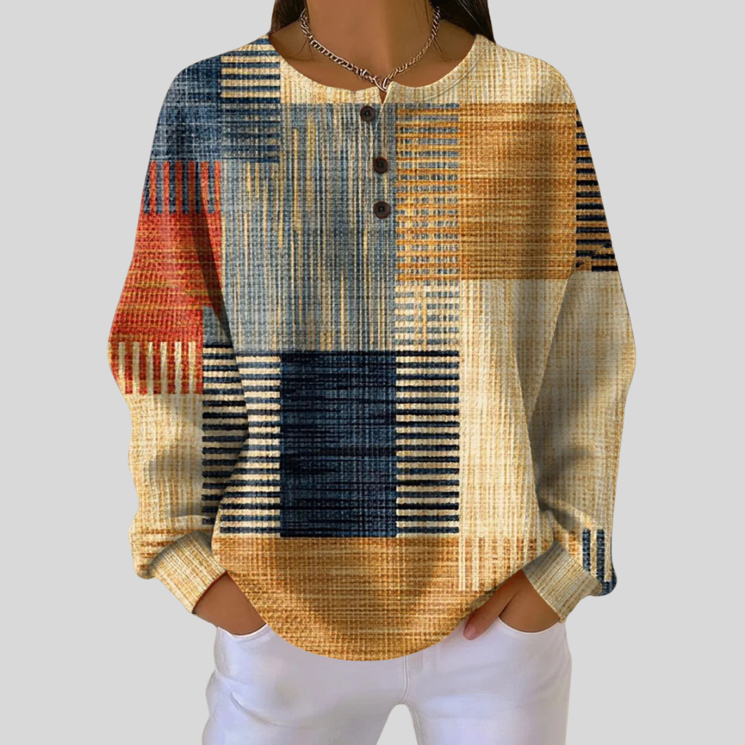Sunflower Waffle Sweatshirt