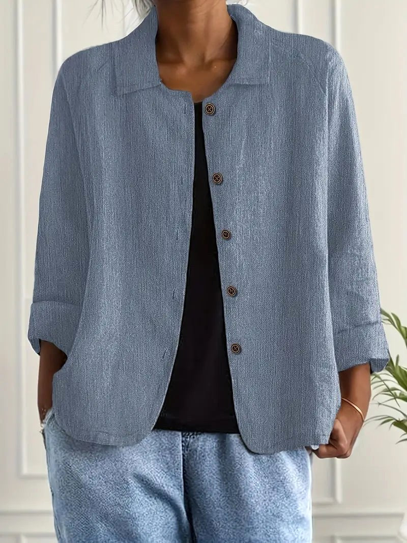 Carmen | Sovracamicia morbida con bottoni