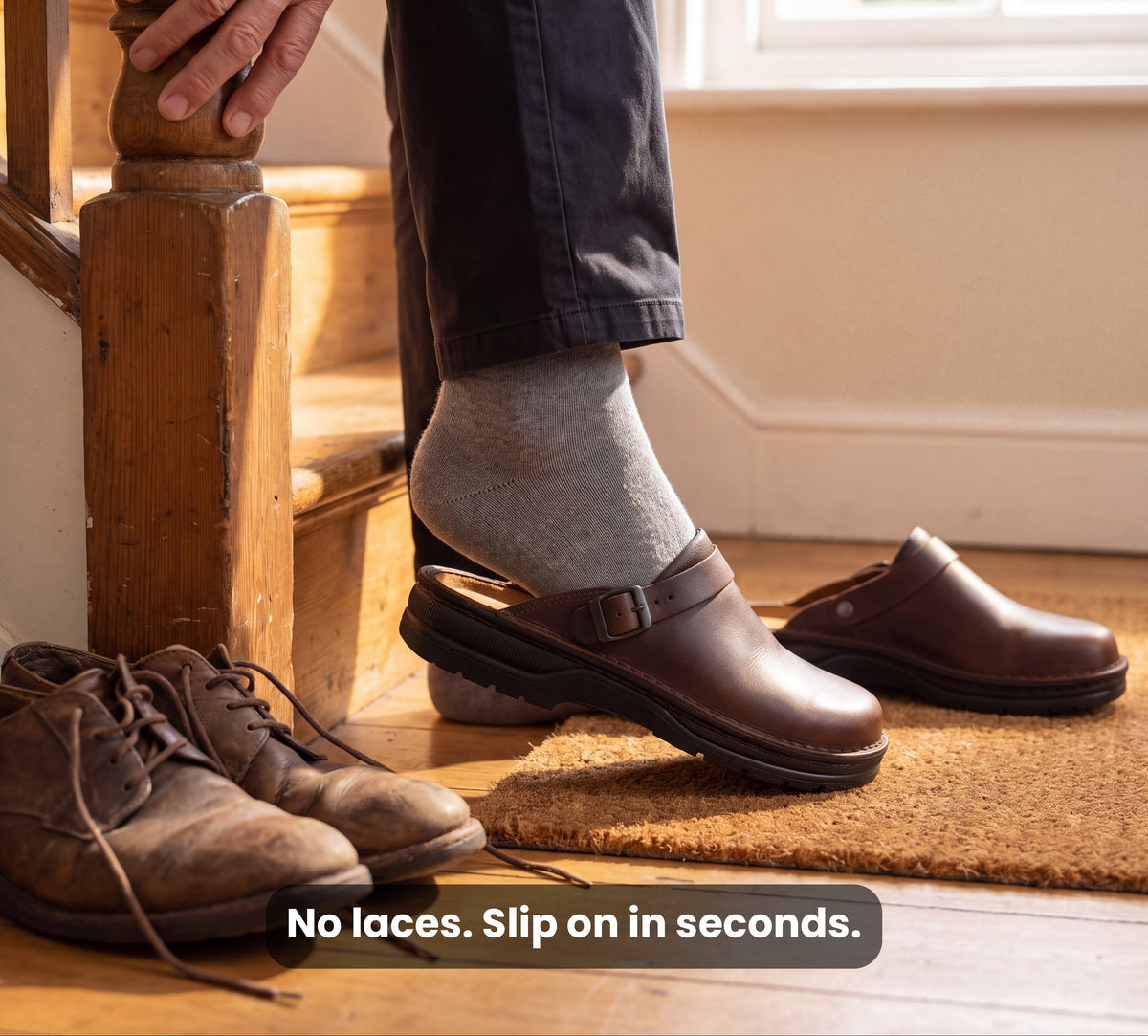 Leather Comfort Slip-Ons