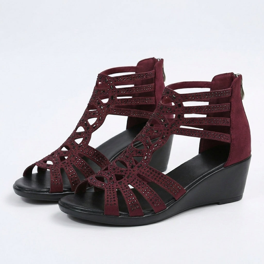 SANDALI CON ZEPPE CHIC DA DONNA
