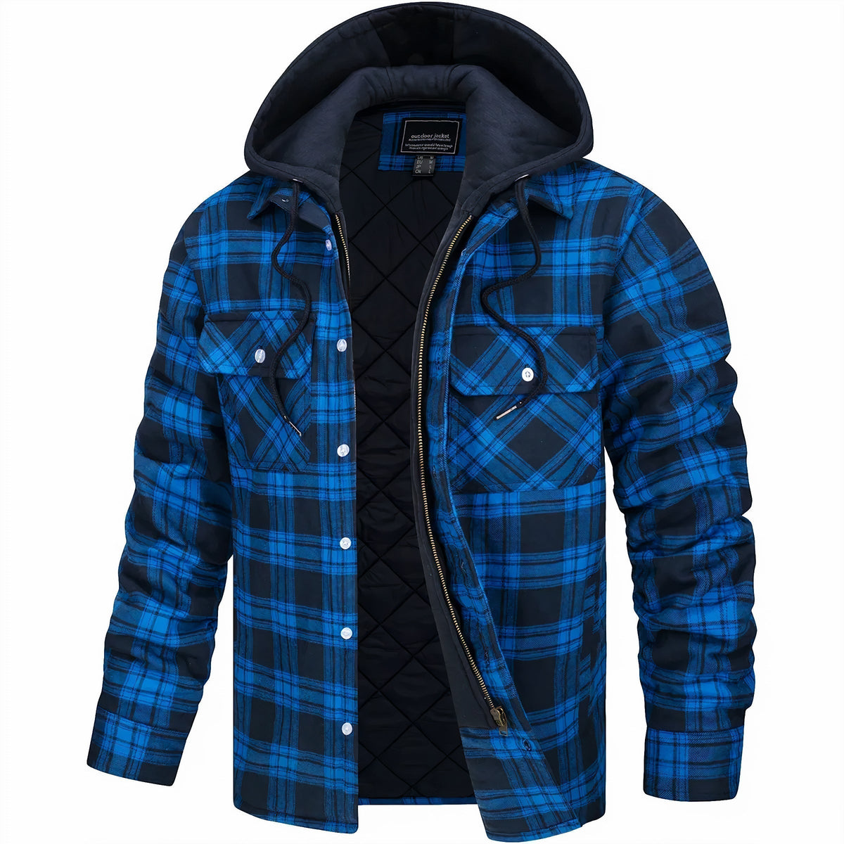 Kevin | Checked jacket with zipper