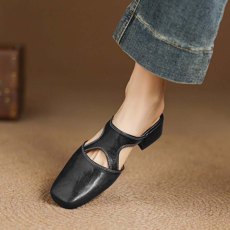 Dessa |  Leather Mules