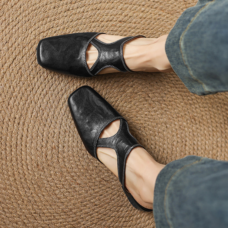 Dessa |  Leather Mules