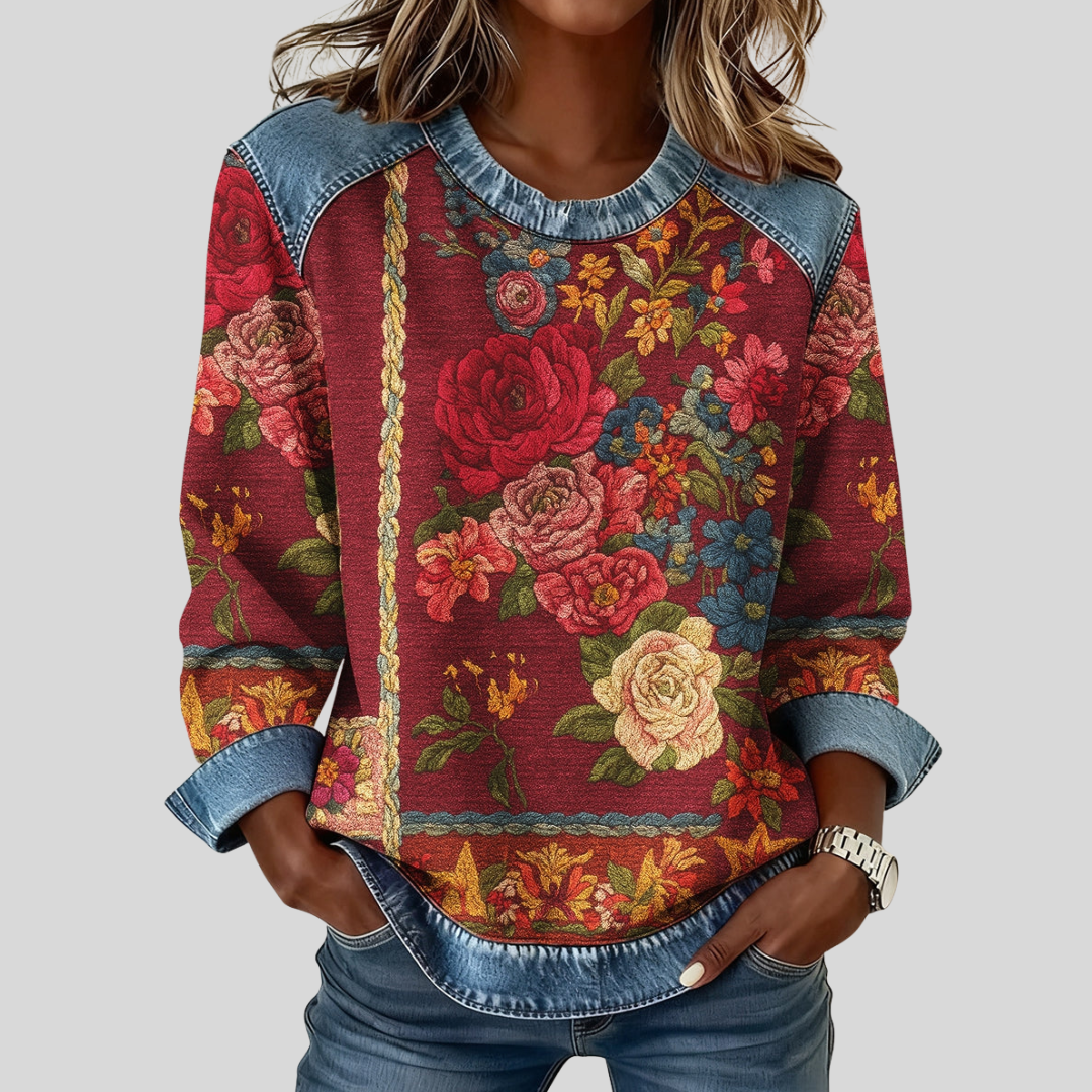 Ruby Floral Sweatshirt