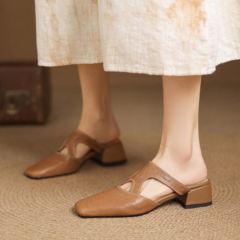 Dessa |  Leather Mules