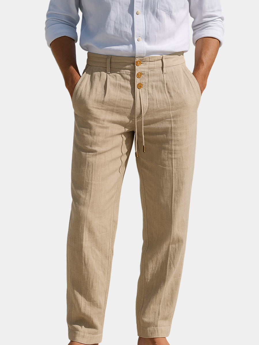 MATTEO | PANTALONI ESTIVI IN LINO LEGGERO