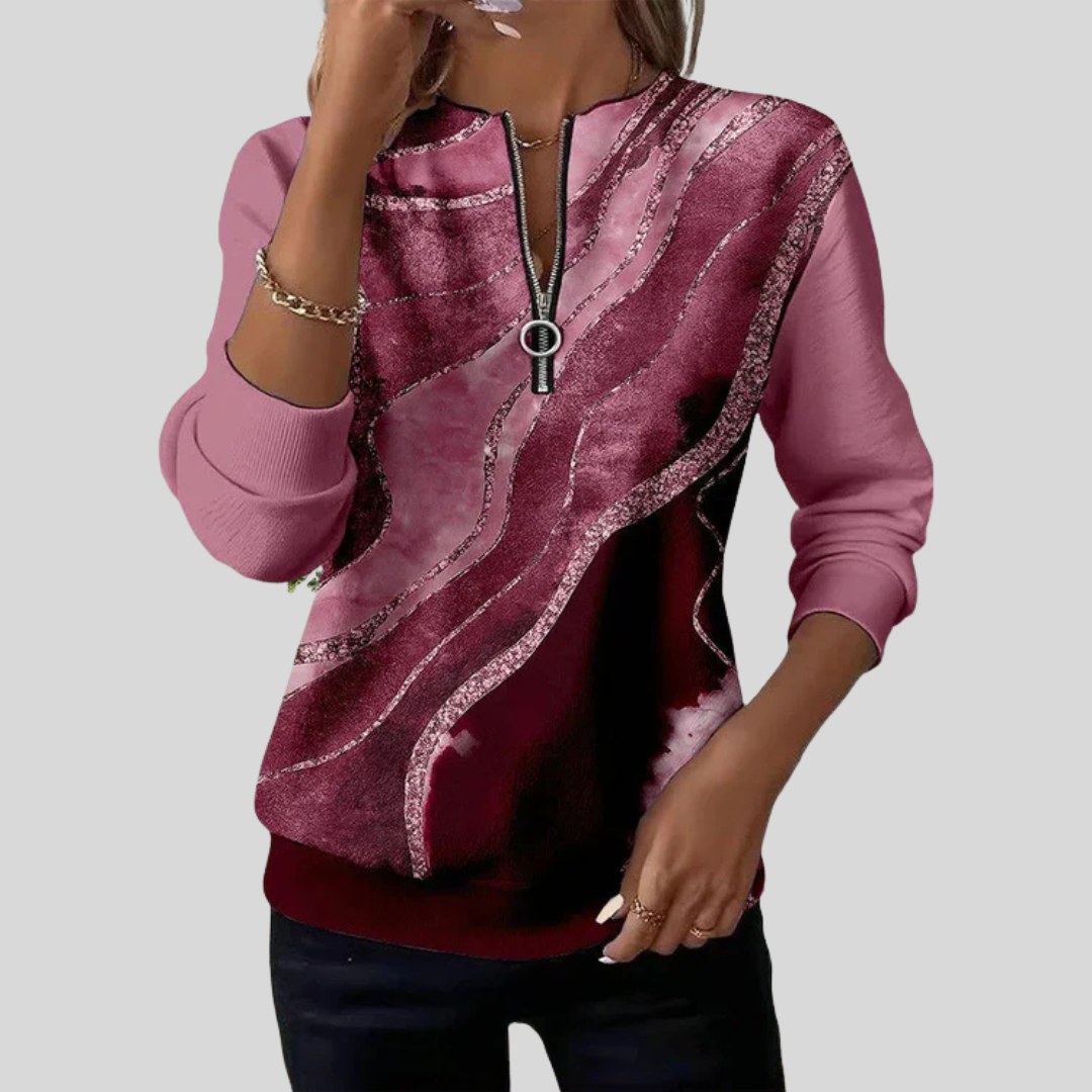 Bronze Printed Sweatshirt