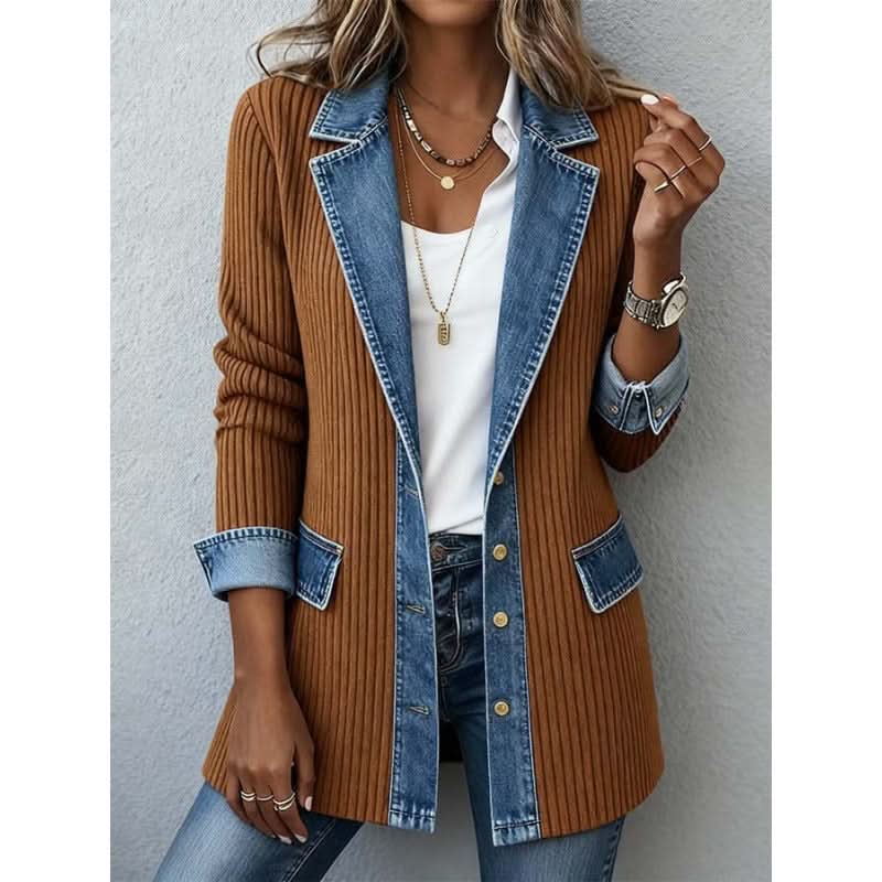 Celine | Giacca sartoriale con profili a contrasto