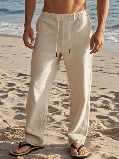 Pantaloni Di Lino Da Uomo