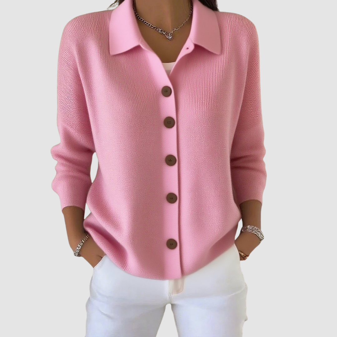 Millie | Cardigan con colletto e bottoni