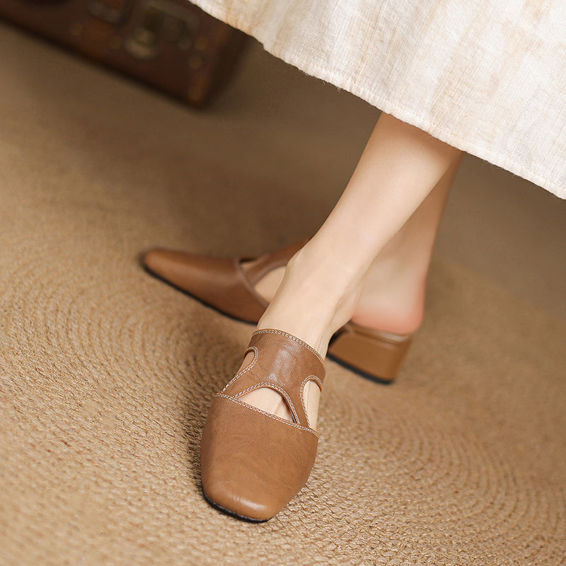 Dessa |  Leather Mules