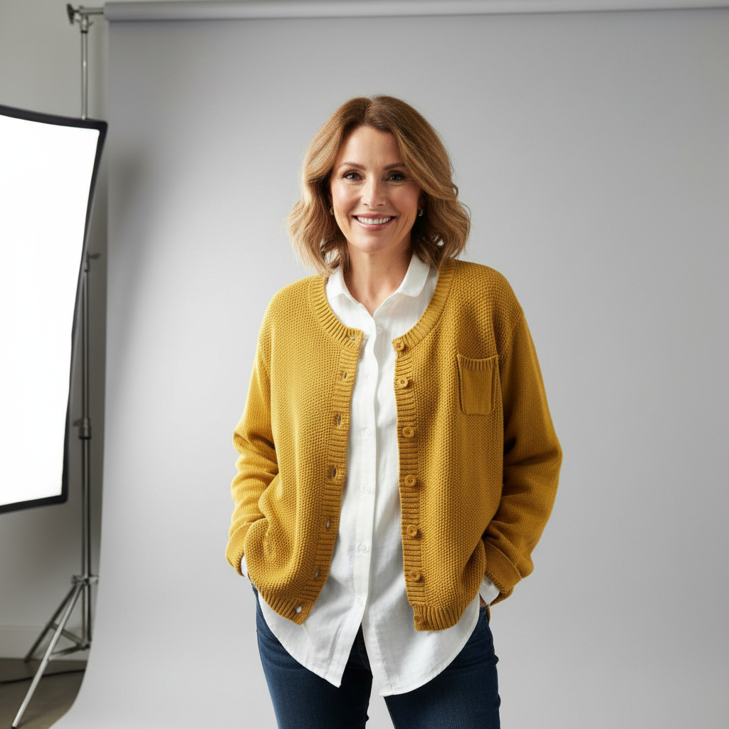 Lavinia | Cardigan comodo con bottoni