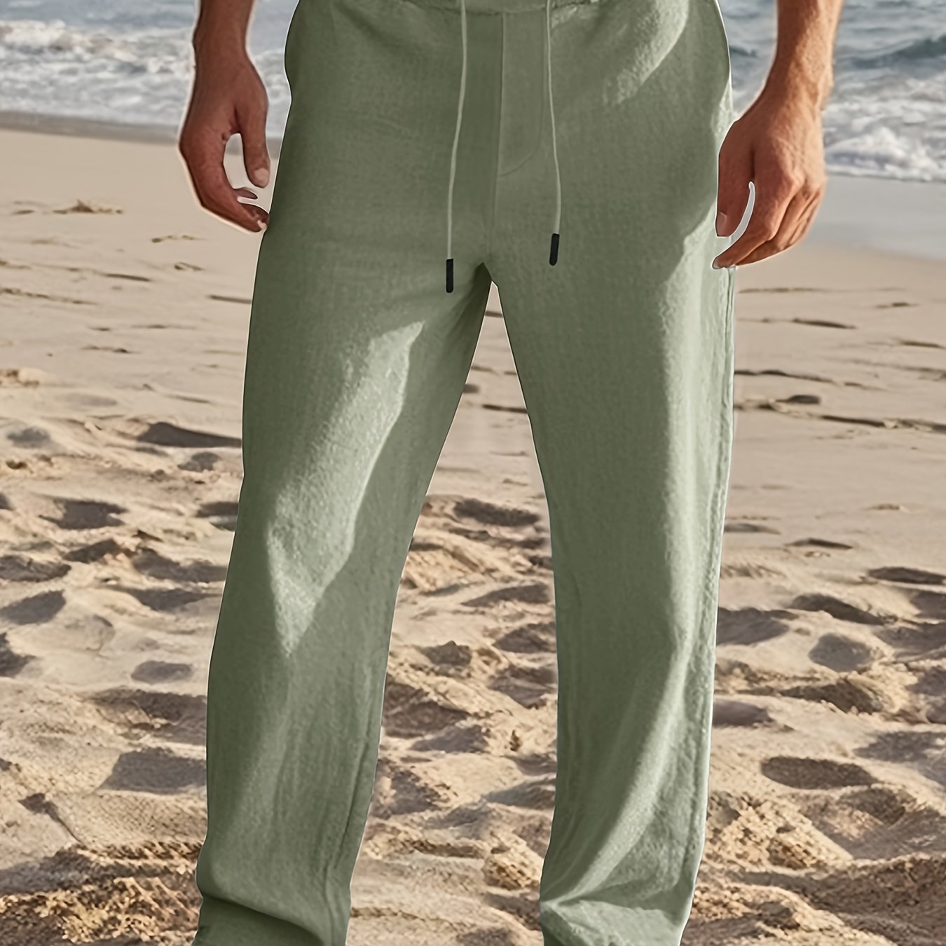 Pantaloni Di Lino Da Uomo