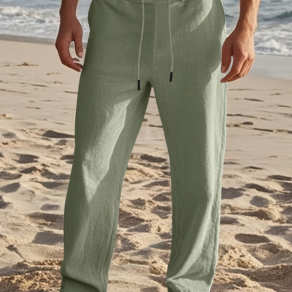 Pantaloni Di Lino Da Uomo