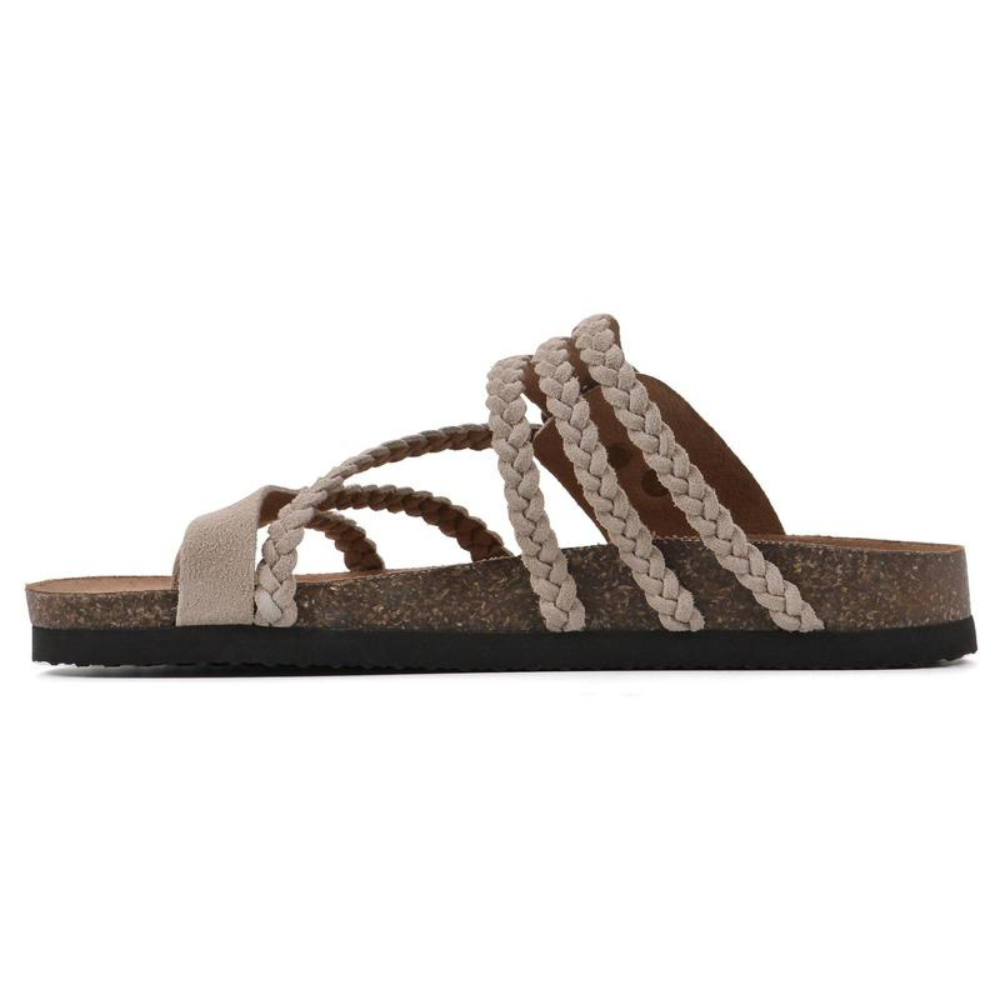 Sandali Hayleigh — Intrecciati in sughero.