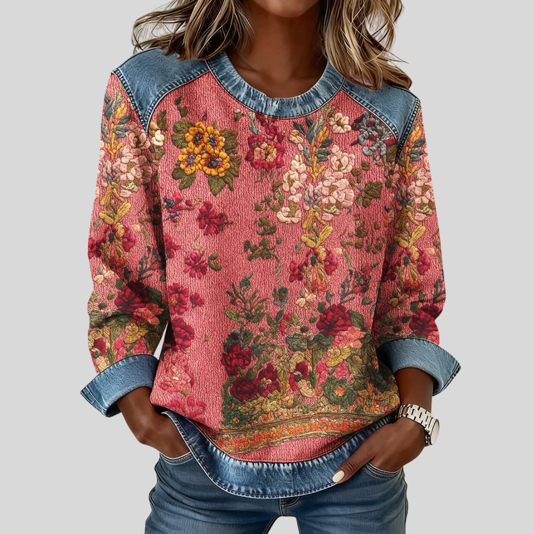 Floral Tapestry Sweatshirt