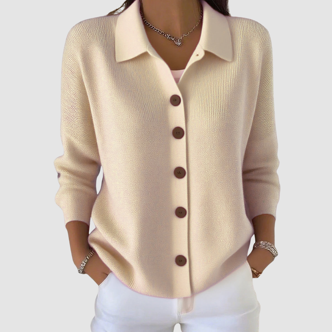 Millie | Cardigan con colletto e bottoni