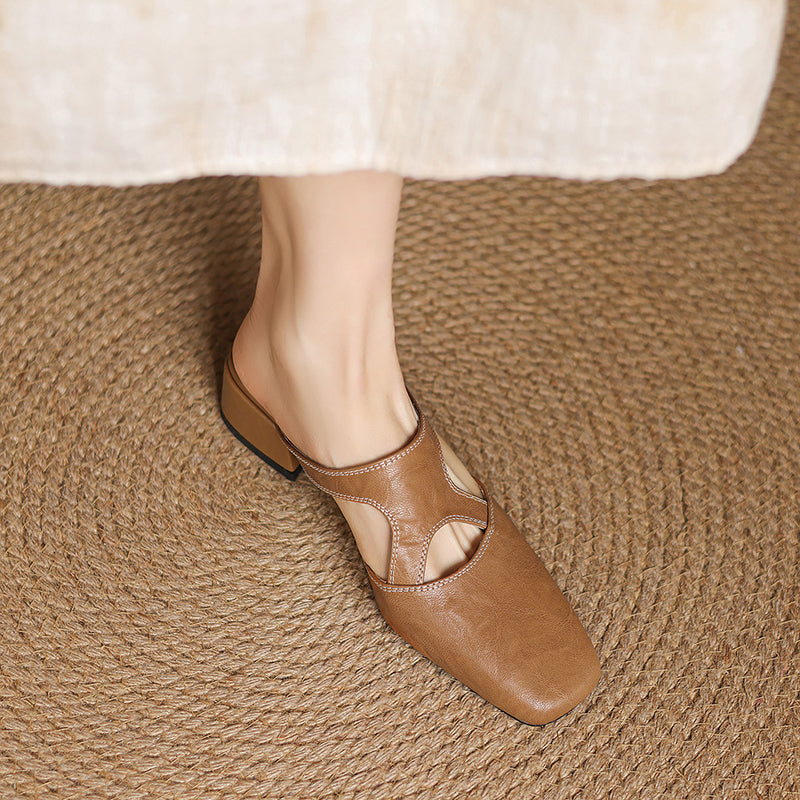 Dessa |  Leather Mules