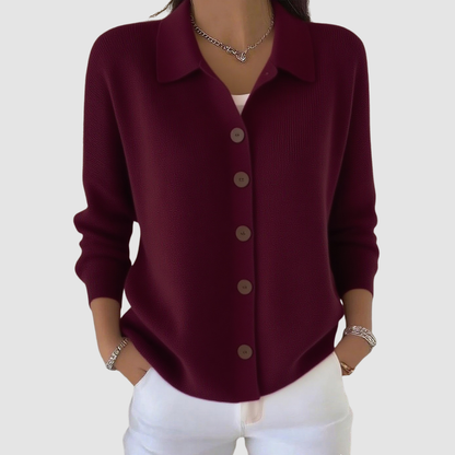 Millie | Cardigan con colletto e bottoni