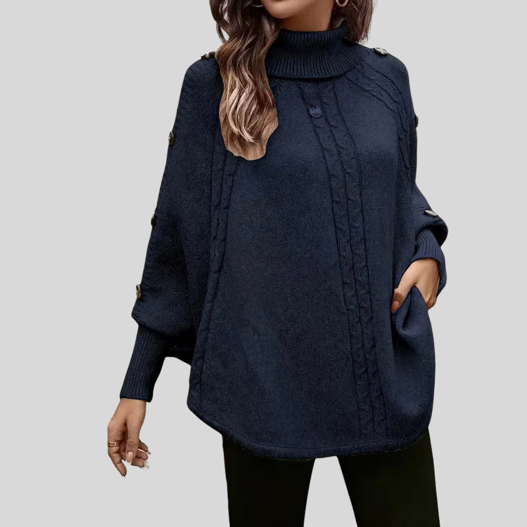 Apricot Cable Knit Sweater