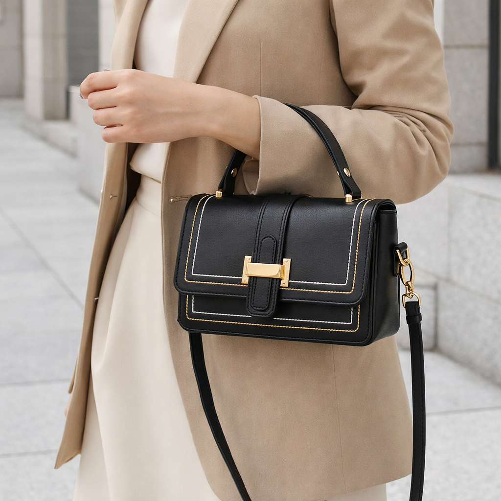 Luna Paris - Elegante borsa in pelle