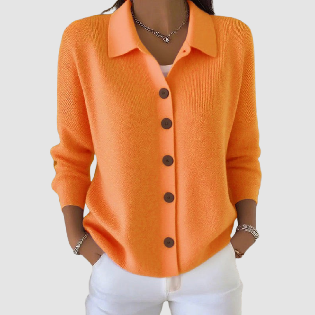 Millie | Cardigan con colletto e bottoni
