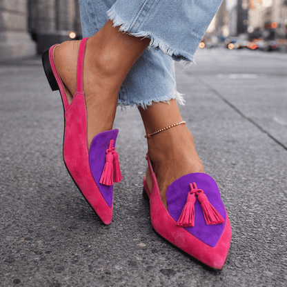 Eliza | Sandali con cinturini e nappine