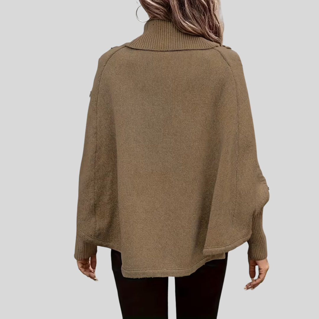 Apricot Cable Knit Sweater