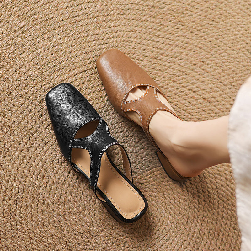 Dessa |  Leather Mules