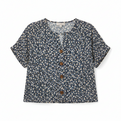 ELEGANTE CAMICETTA FLOREALE DA DONNA