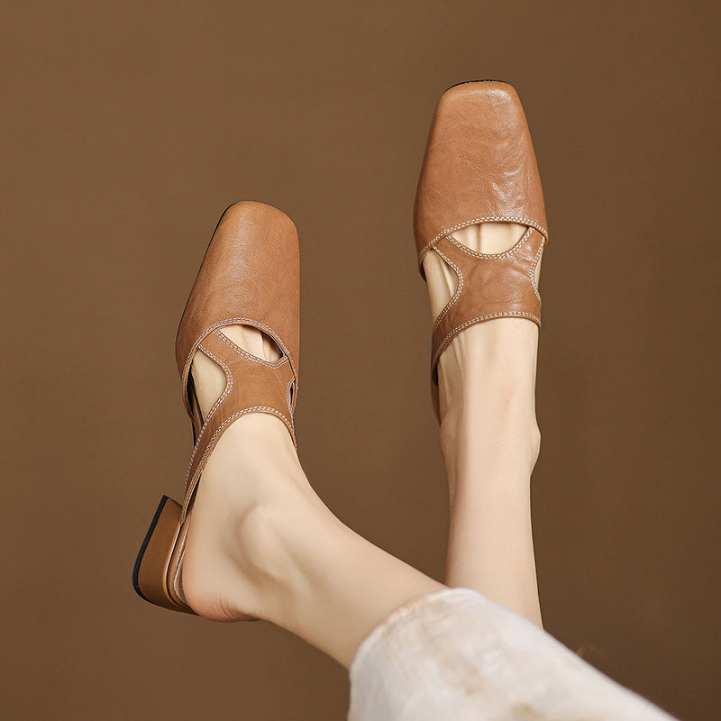 Dessa |  Leather Mules