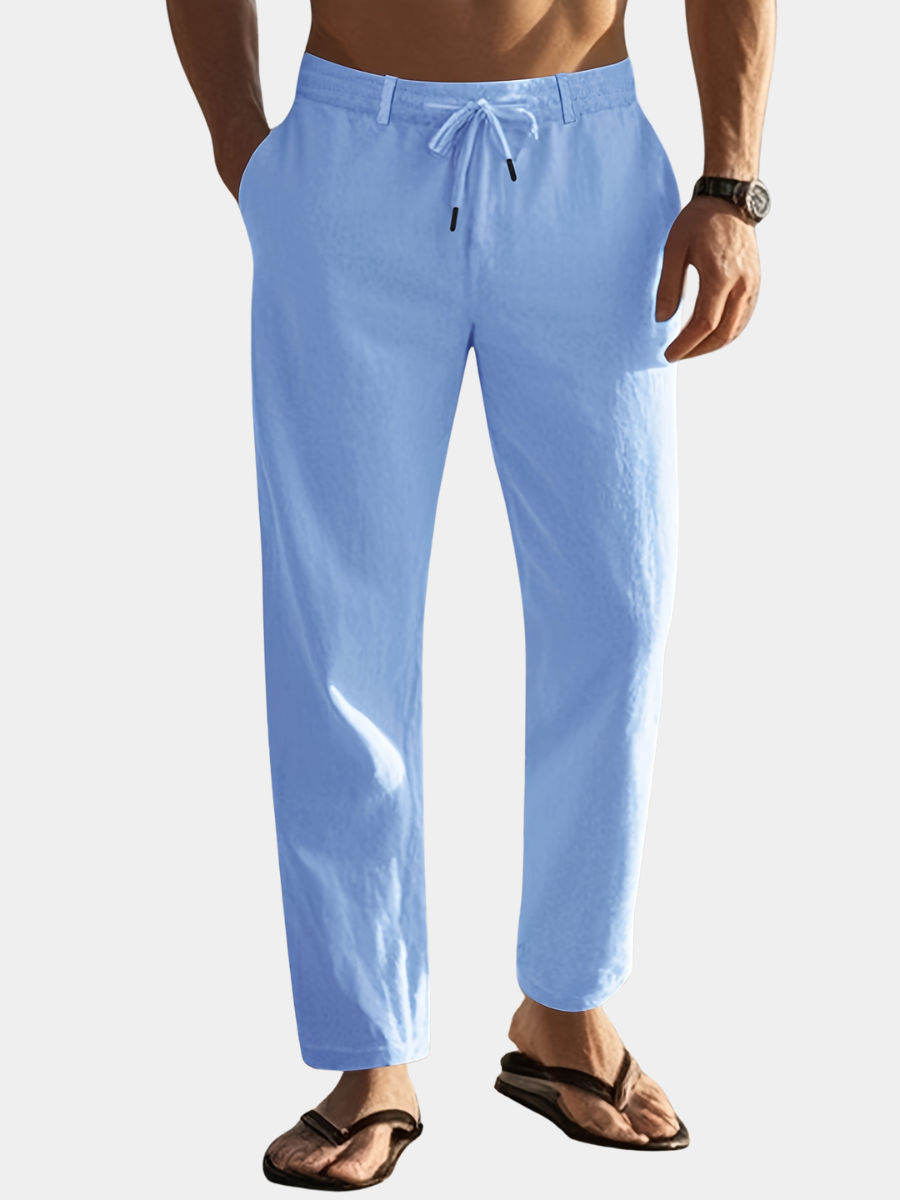 Pantaloni Di Lino Da Uomo