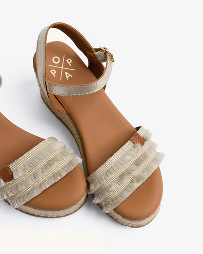 Sandali Eleganti D'oro
