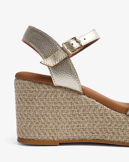 Sandali Eleganti D'oro
