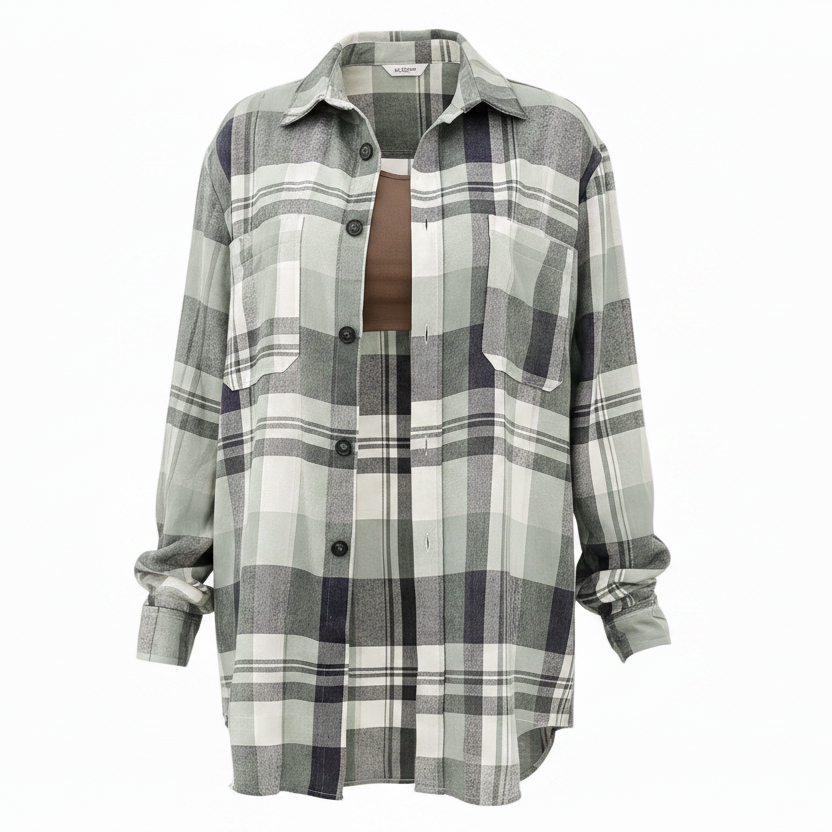 Camicia estiva da donna a maniche lunghe