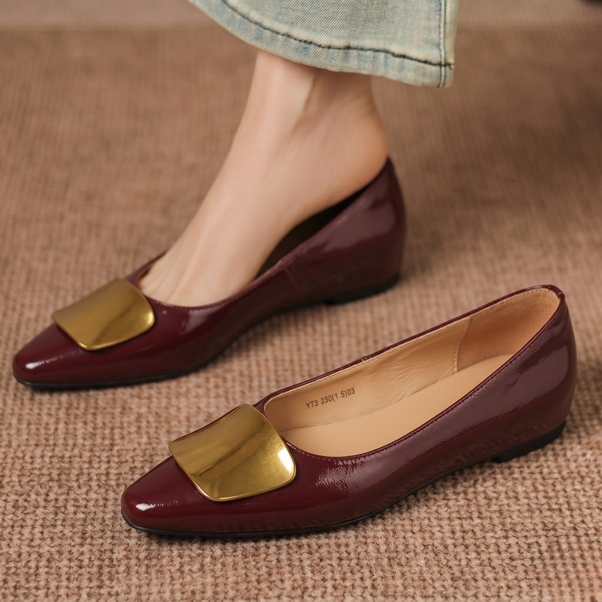 Lorea |  Leather Flats
