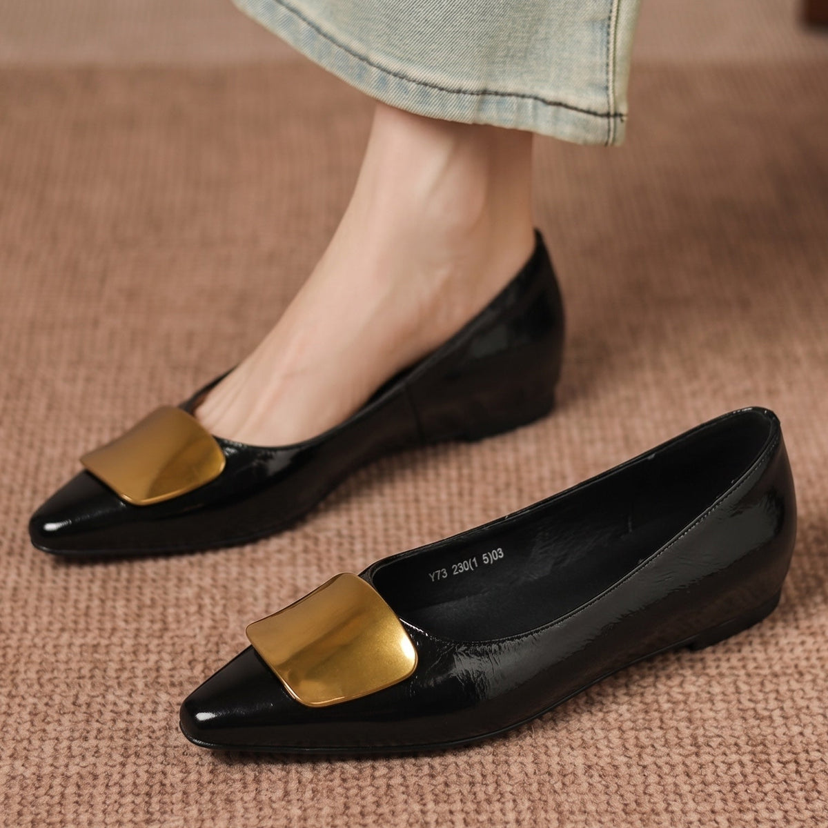 Lorea |  Leather Flats
