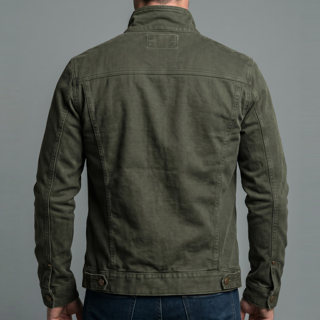 Giacca Vintage in Cotone on chiusura a zip