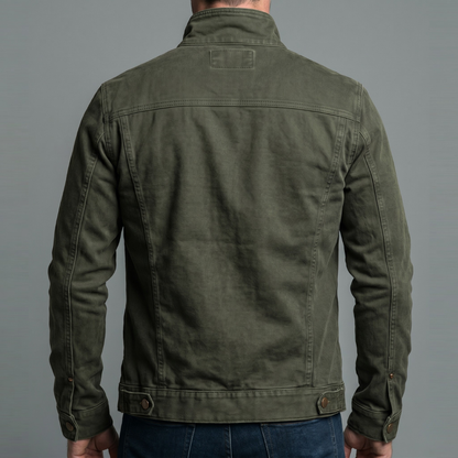 Giacca Vintage in Cotone on chiusura a zip